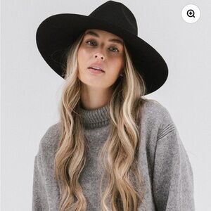 Gigi Pip Scottie Wide Brim Black size 59